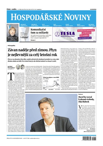 E-magazín HN 205 - 21.10.2022  - Economia, a.s.
