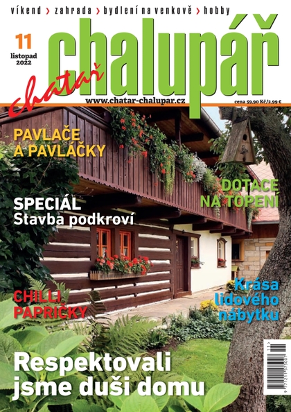 E-magazín Chatař chalupář 11-2022 - Časopisy pro volný čas s. r. o.