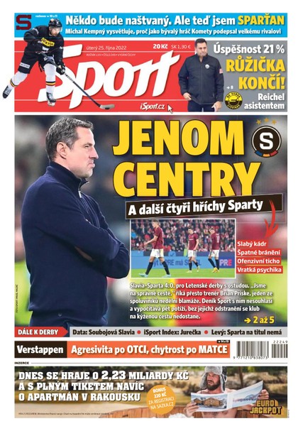 E-magazín Sport - 25.10.2022 - CZECH NEWS CENTER a. s.
