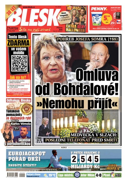 E-magazín BLESK - 27.10.2022 - CZECH NEWS CENTER a. s.