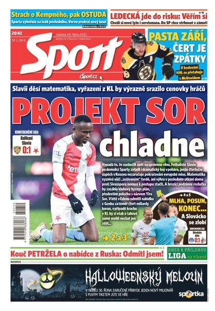 E-magazín Sport - 29.10.2022 - CZECH NEWS CENTER a. s.