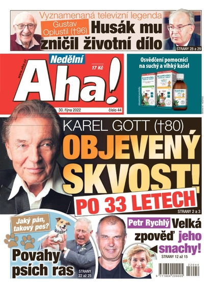 E-magazín Nedělní Aha! - 30.10.2022 - CZECH NEWS CENTER a. s.