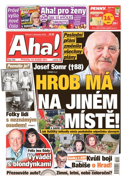 E-magazín Aha! - 2.11.2022 - CZECH NEWS CENTER a. s.