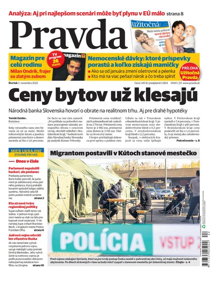 E-magazín Denník Pravda 3. 11. 2022 - OUR MEDIA SR a. s.