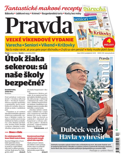 E-magazín Denník Pravda 4. 11. 2022 - OUR MEDIA SR a. s.