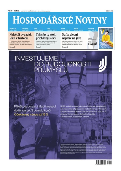 E-magazín HN 214 - 04.11.2022  - Economia, a.s.