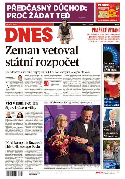 E-magazín MF DNES - 4.11.2022 - MAFRA, a.s.