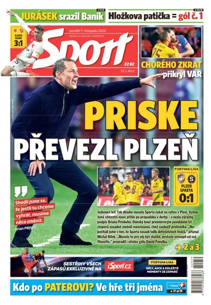 E-magazín Sport - 7.11.2022 - CZECH NEWS CENTER a. s.