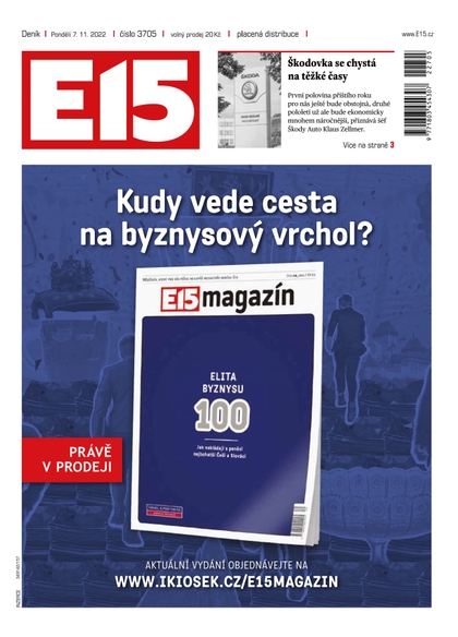 E-magazín E15 - 7.11.2022 - CZECH NEWS CENTER a. s.