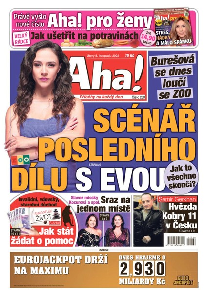 E-magazín Aha! - 8.11.2022 - CZECH NEWS CENTER a. s.
