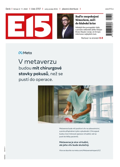 E-magazín E15 - 9.11.2022 - CZECH NEWS CENTER a. s.