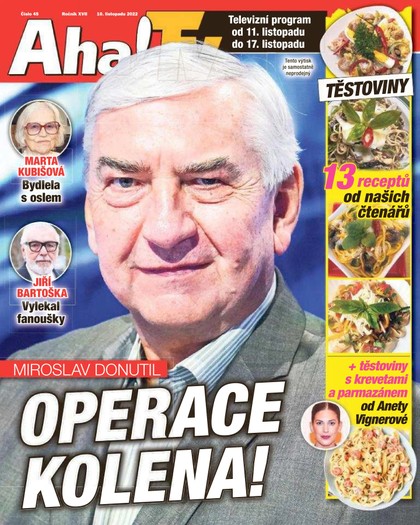 E-magazín Příloha Aha! s Tv magazínem - 10.11.2022 - CZECH NEWS CENTER a. s.