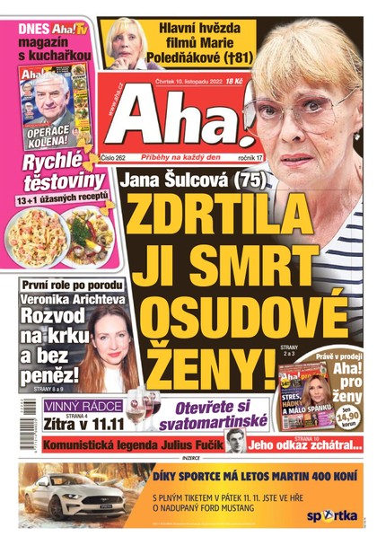 E-magazín Aha! - 10.11.2022 - CZECH NEWS CENTER a. s.