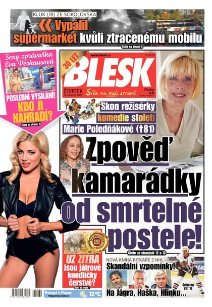 E-magazín Blesk - 10.11.2022 - CZECH NEWS CENTER a. s.