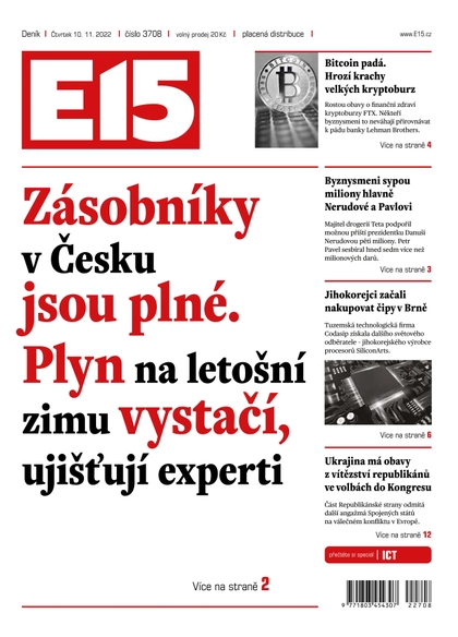 E-magazín E15 - 10.11.2022 - CZECH NEWS CENTER a. s.
