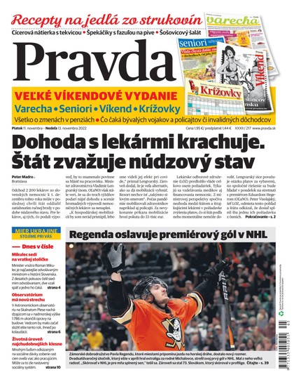 E-magazín Denník Pravda 11. 11. 2022 - OUR MEDIA SR a. s.