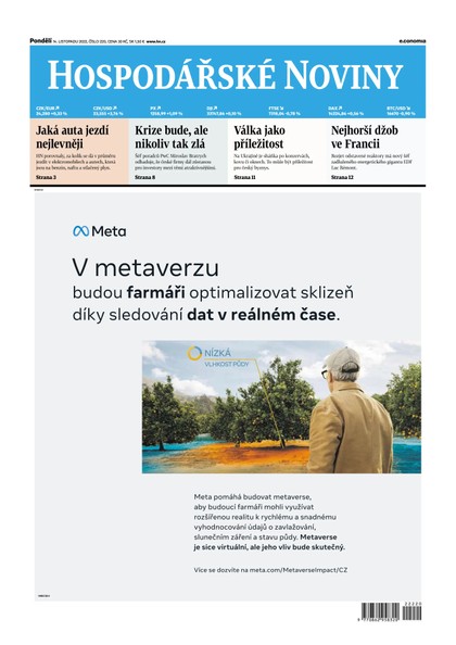 E-magazín HN 220 - 14.11.2022  - Economia, a.s.