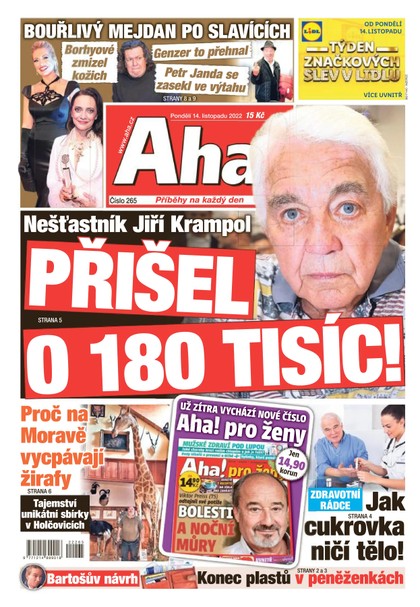 E-magazín Aha! - 14.11.2022 - CZECH NEWS CENTER a. s.