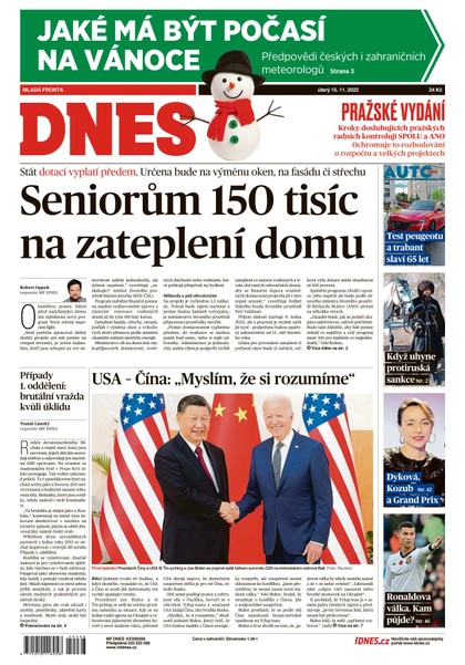 E-magazín MF DNES - 15.11.2022 - MAFRA, a.s.