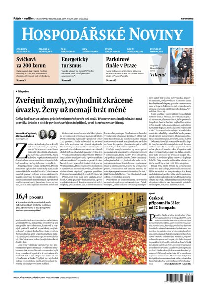 E-magazín HN 223 - 18.11.2022  - Economia, a.s.