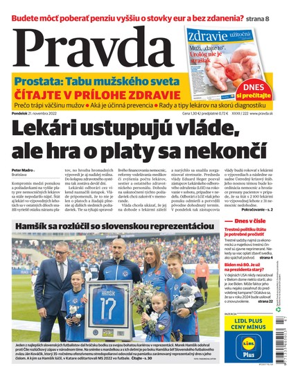 E-magazín Denník Pravda 21. 11. 2022 - OUR MEDIA SR a. s.