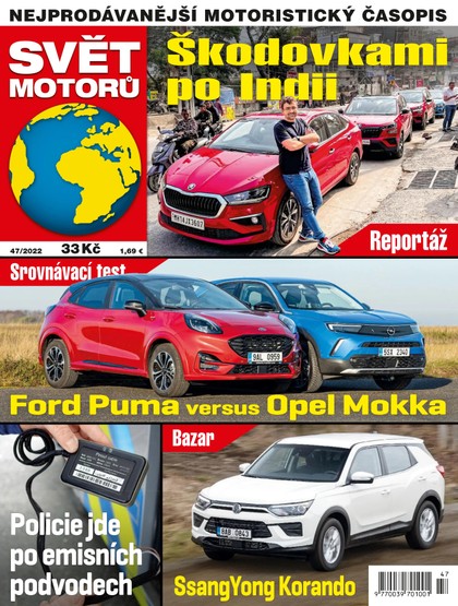 E-magazín SVĚT MOTORŮ - 47/2022 - CZECH NEWS CENTER a. s.