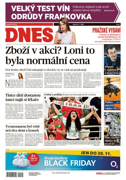 E-magazín MF DNES - 22.11.2022 - MAFRA, a.s.