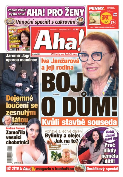 E-magazín Aha! - 23.11.2022 - CZECH NEWS CENTER a. s.