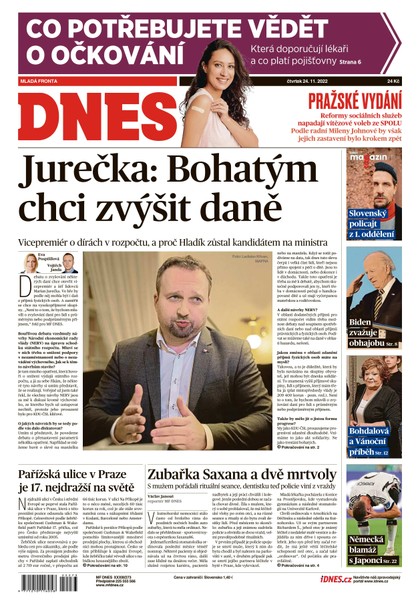 E-magazín MF DNES - 24.11.2022 - MAFRA, a.s.