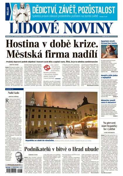 E-magazín LN - 26.11.2022 - MAFRA, a.s.