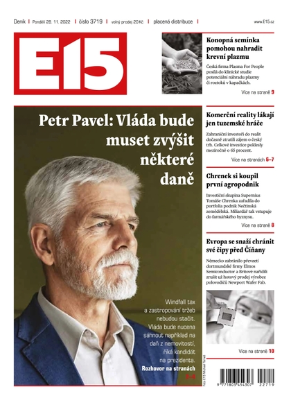 E-magazín E15 - 28.11.2022 - CZECH NEWS CENTER a. s.