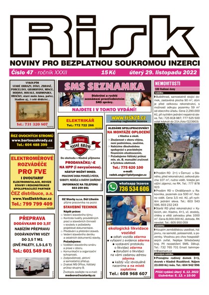 E-magazín Risk 47/2022 - Risk