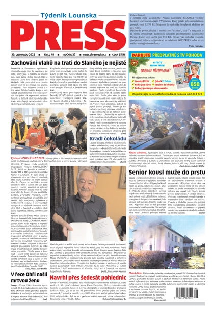 E-magazín Lounský Press 48/2022 - Ohře Media