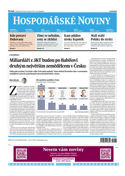 E-magazín HN 232 - 1.12.2022 - Economia, a.s.