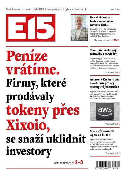 E-magazín E15 - 1.12.2022 - CZECH NEWS CENTER a. s.