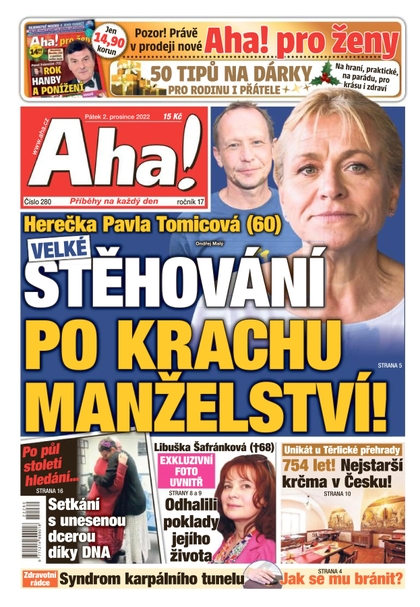 E-magazín Aha! - 2.12.2022 - CZECH NEWS CENTER a. s.
