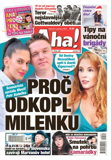 E-magazín Aha! - 3.12.2022 - CZECH NEWS CENTER a. s.