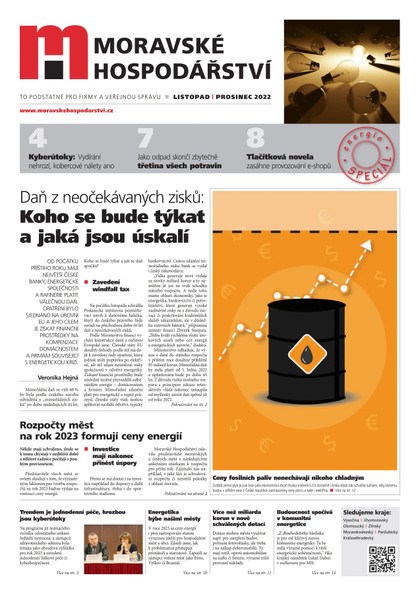 E-magazín MH prosinec 2022 - Magnus Regio, vydavatel Moravského hospodářství