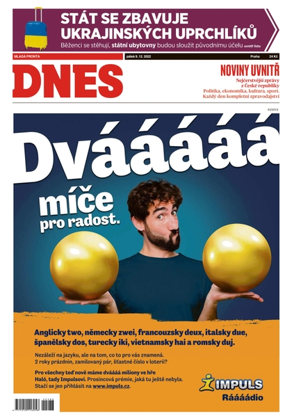 E-magazín MF DNES - 9.12.2022 - MAFRA, a.s.