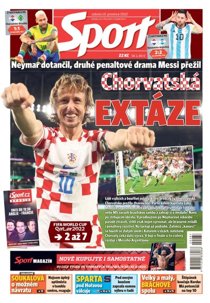 E-magazín Sport - 10.12.2022 - CZECH NEWS CENTER a. s.