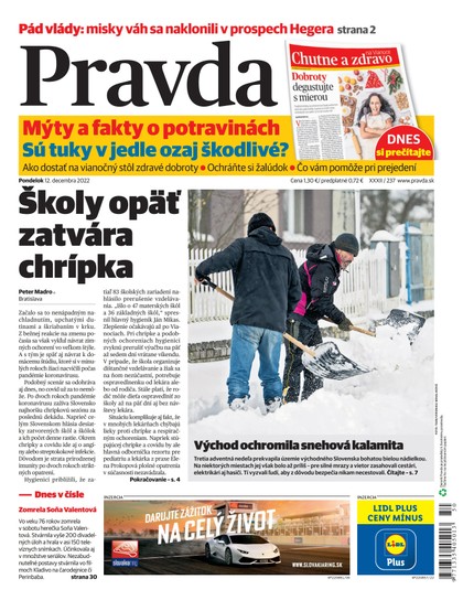 E-magazín Denník Pravda 12. 12. 2022 - OUR MEDIA SR a. s.