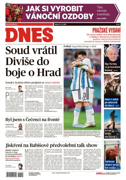 E-magazín MF DNES - 14.12.2022 - MAFRA, a.s.