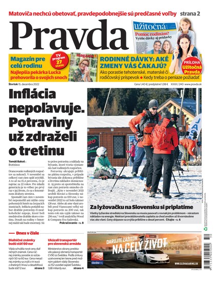 E-magazín Denník Pravda 15. 12. 2022 - OUR MEDIA SR a. s.