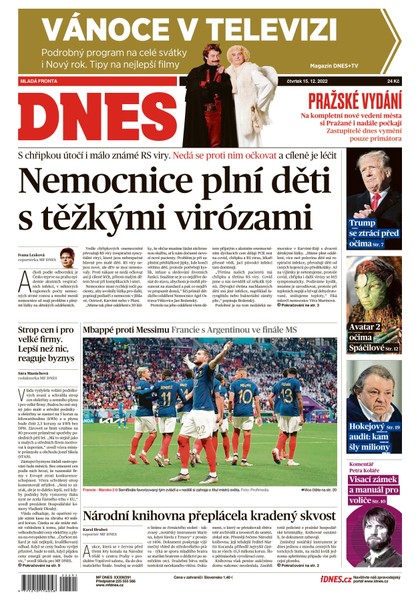 E-magazín MF DNES - 15.12.2022 - MAFRA, a.s.