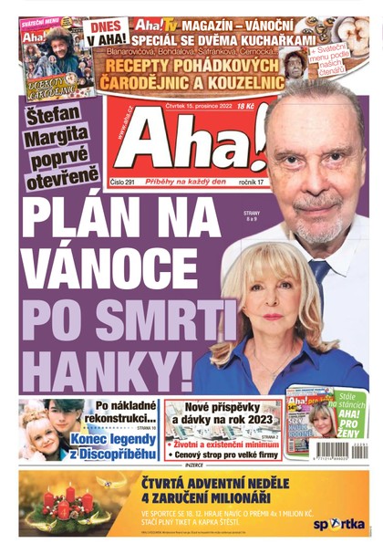 E-magazín Aha! - 15.12.2022 - CZECH NEWS CENTER a. s.