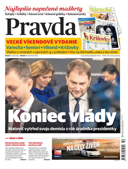 E-magazín Denník Pravda 16. 12. 2022 - OUR MEDIA SR a. s.