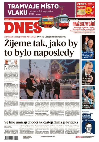 E-magazín MF DNES - 16.12.2022 - MAFRA, a.s.