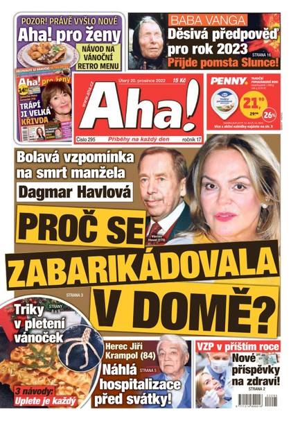 E-magazín AHA! - 20.12.2022 - CZECH NEWS CENTER a. s.