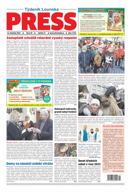E-magazín Lounský Press 50/2022 - Ohře Media