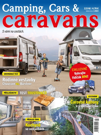 E-magazín Camping, Cars & Caravans 1/2023 - NAKLADATELSTVÍ MISE, s.r.o.